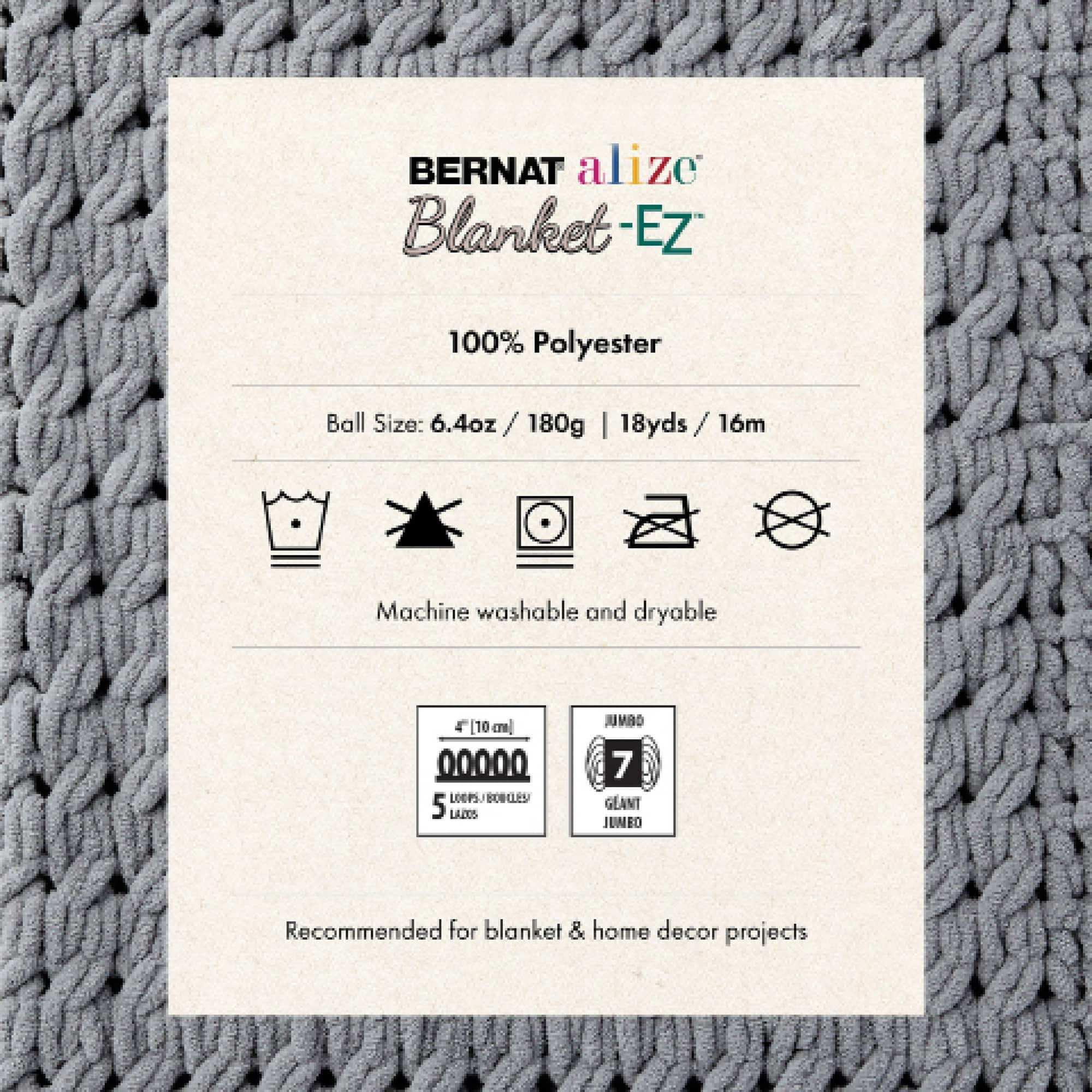 2 Pack Bernat® Alize® Blanket-EZ™ Yarn